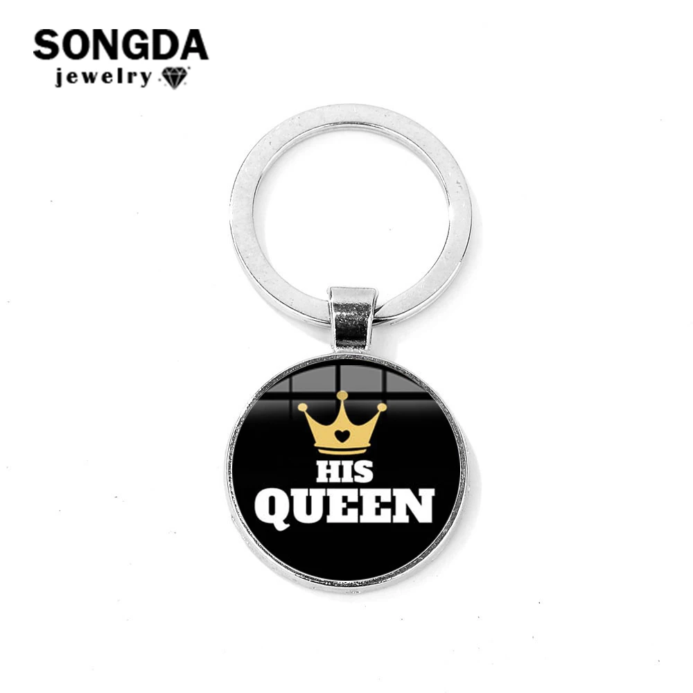 SONGDA минималистский его Queen ее король брелок &quotлюбовь&quot высокое качество 3D