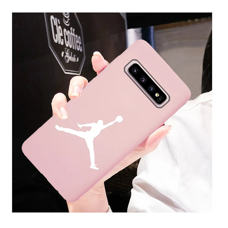 Спортивный чехол для телефона samsung Galaxy S10 S9 S8 S7 плюс силиконовый из мягкого ТПУ