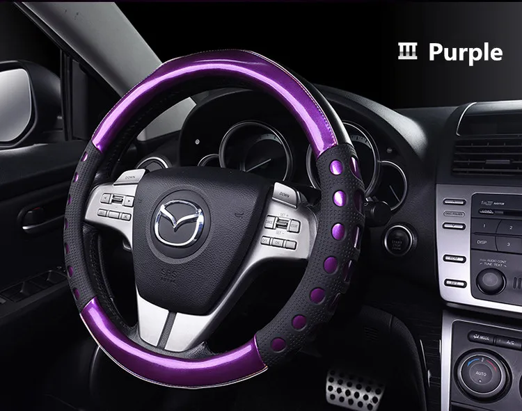 Персонализированный нескользящий Модный чехол на руль для MAZDA 3 horse 6 horse 2cx-5, чехол на руль