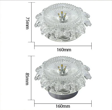 Современные Хрустальные потолочные светильники Colorpai светодиодные лампы для