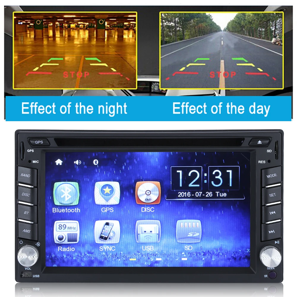 Liplasting 2 дюймовый резистивный экран Win6.0 система навигации DVD с картой памяти 8G +