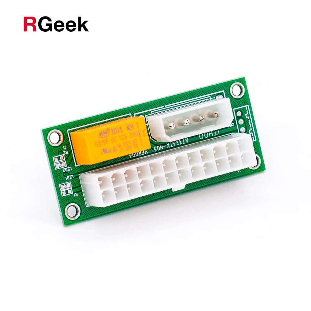 2021 add2psu VER004 ATX 24Pin к Molex 4Pin Dual PSU источник питания синхронизация стартер удлинитель