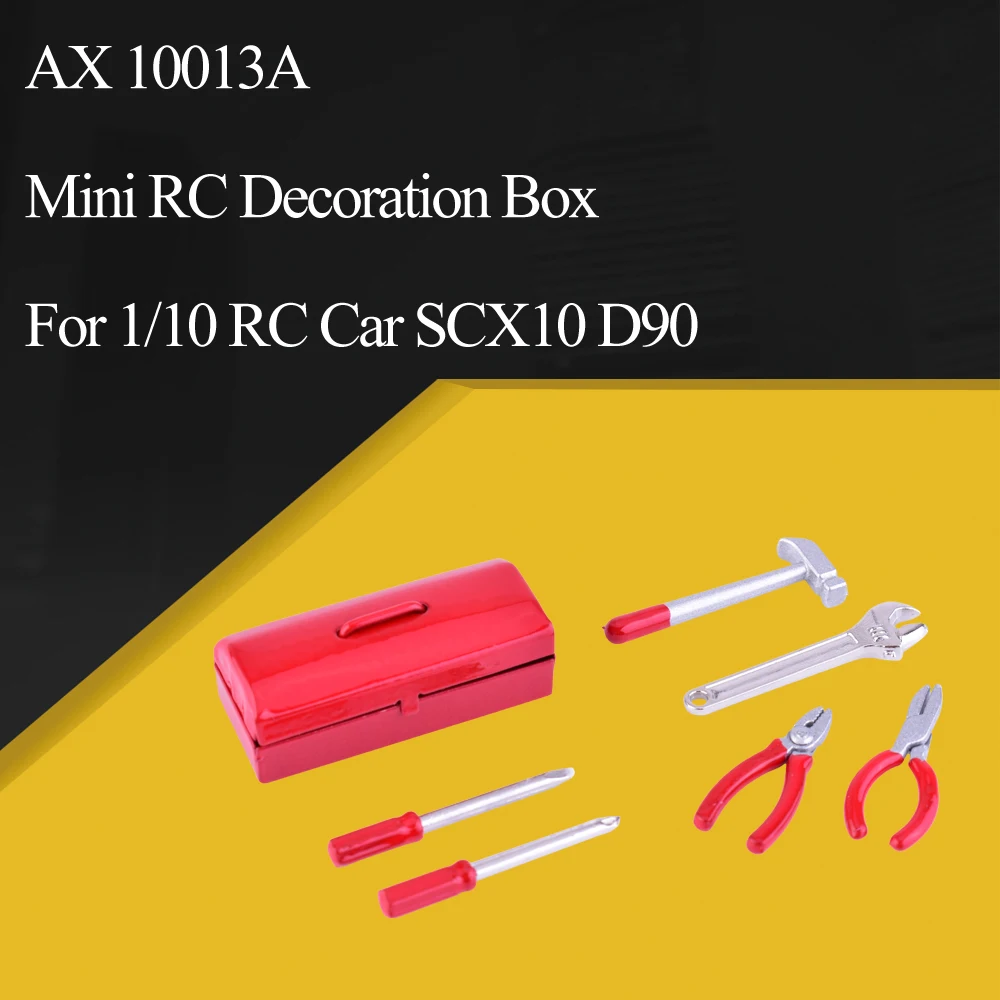 AX 10013A Мини RC набор инструментов для украшения Металлическая Коробка Чехол
