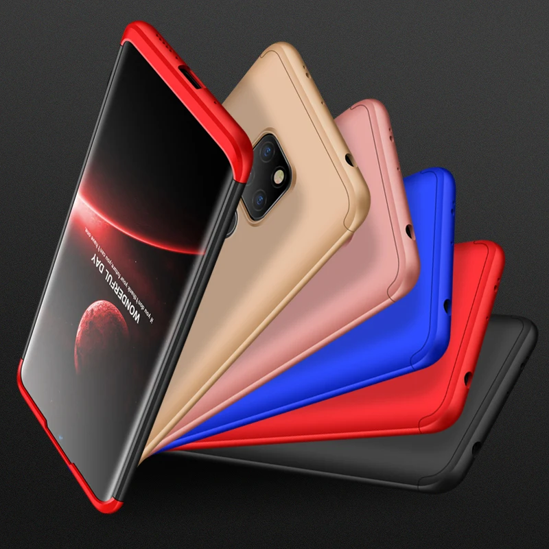 FGHGF 360 Full Protection Cases for Huawei Mate 20 Pro Case Matte Hard PC 3 In 1 Design Cover For Lite Shell |