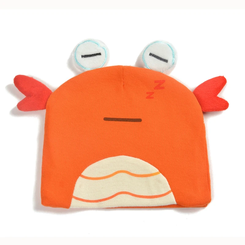 Краб детская шапка хлопок младенческой шапки в 2017 году Весна шляпа для девочек