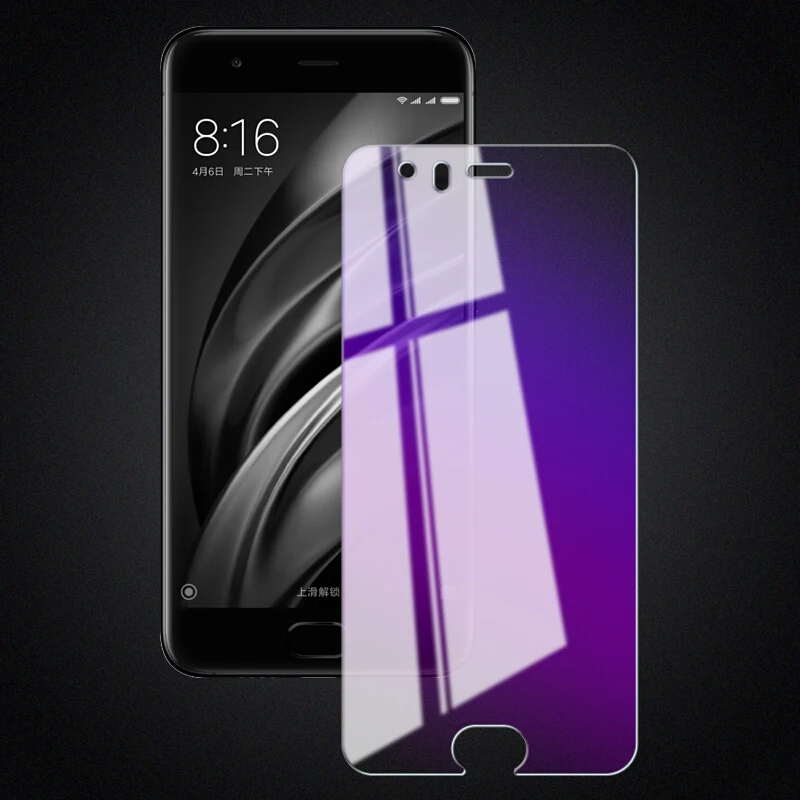 Оригинальная защитная пленка для экрана Xiaomi Mi 8 8SE 8Pro 8Explorer из закаленного синего