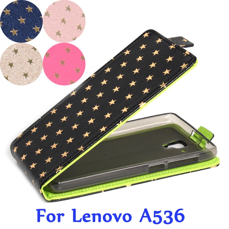 Высокое качество модные звезды Новый оригинальный для lenovo A536 кожаный чехол