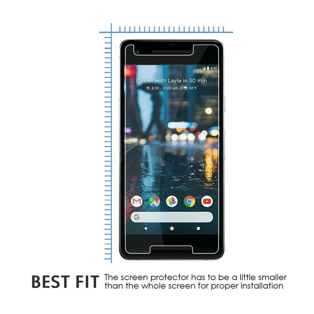 Прозрачный защитный чехол премиум класса для Google Pixel 2 амортизирующий бампер из