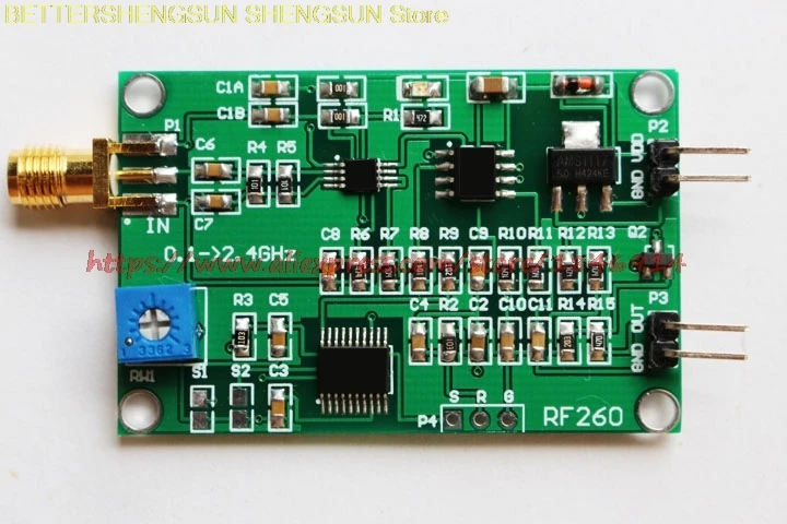 

RF power module Radio frequency detector High frequency detector Power measurement 0.1~2.4GHz