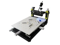 free shipping new arrival high precision printer platform 300400mm manual stencil printer machine silk printing machine