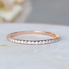 Кольцо из сплава Стразы для пар и женщин, простое модное кольцо на палец под розовое золото, свадебные и вечерние ювелирные украшения