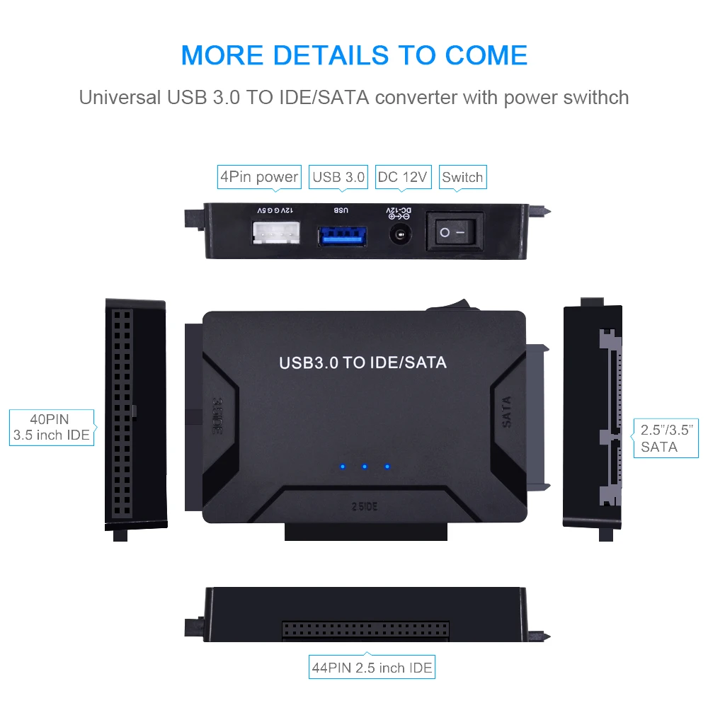 Адаптер CHIPAL SATA USB IDE 3 в 1 0 к преобразователь данных для 2 5 'Ɖ 5'' оптического
