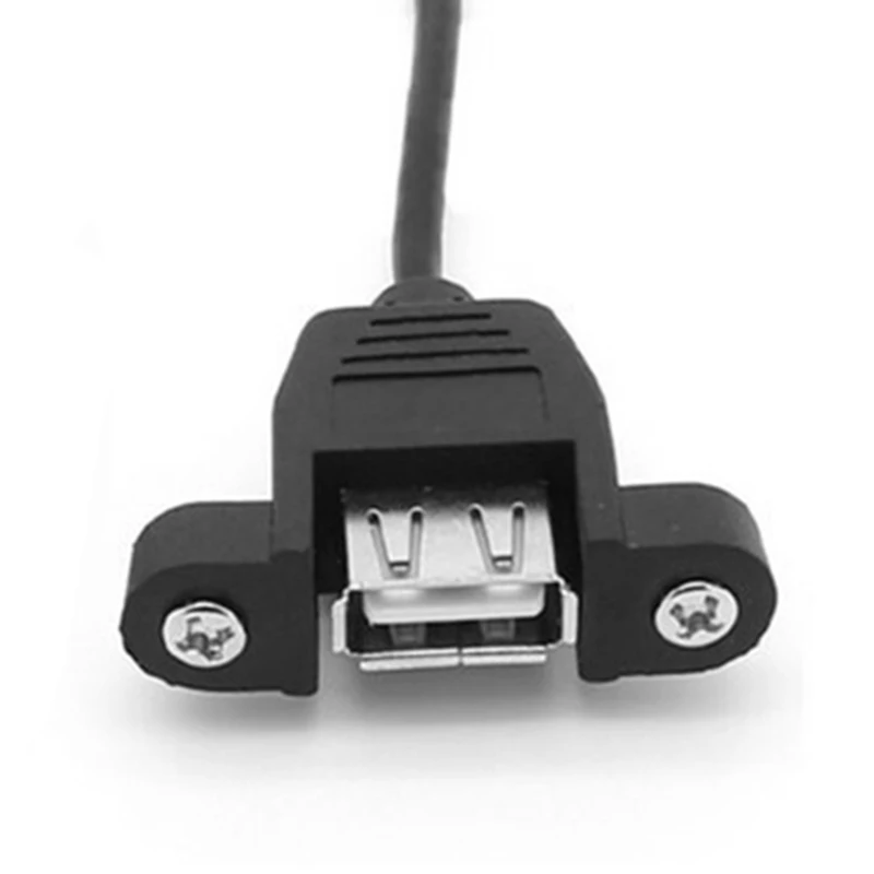 Компьютерная линия передачи данных USB 2 0 B гнездовой разъем Панельное крепление к