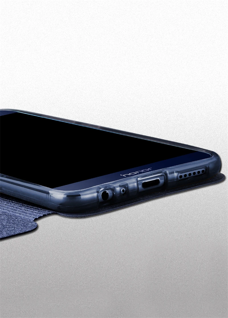 mofi для huawei honor 7x чехол силиконовый роскошный Флип кожаный чехол для honor 7x чехол для huawei honor 7x чехол 360 Защита