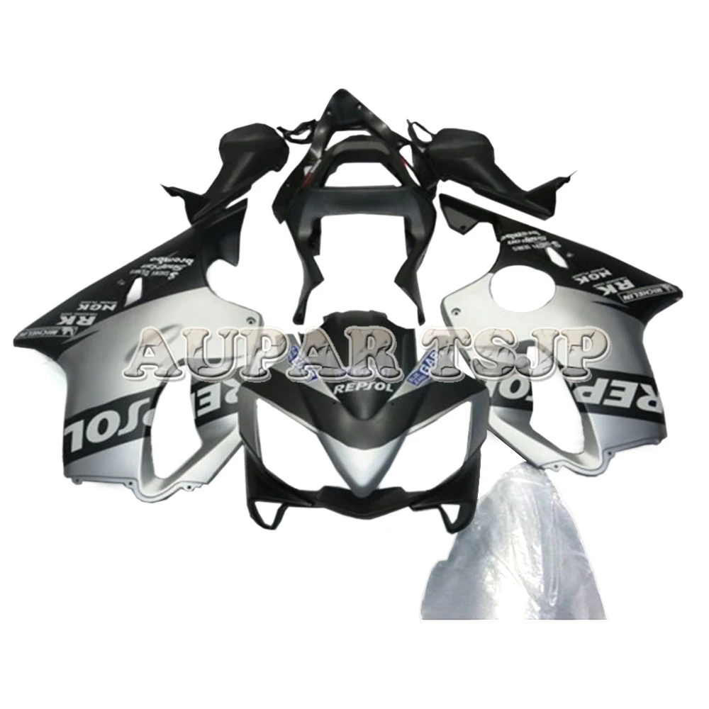 

Repsol Silver with Black Lower Sportbike Body Work For Honda 2001 2002 2003 CBR600F4i ABS Injection Molding Motorbike Body Frame