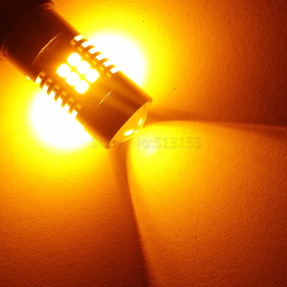 2x PY24W светодиодные лампочки 21 SMD 1000 люмен для BMW M3 передние поворотные сигнальные