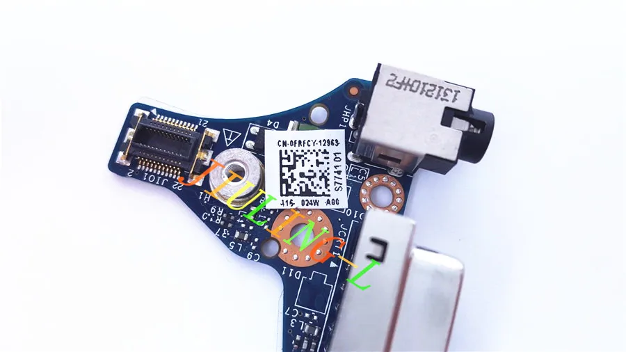 JOUTNDLN для DELL Latitude E6330 плата аудиоразъема VGA LS 7741P FRFCY 0 FRFCY|jack vga|vga vgadell audio jack |
