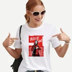 Новые деньги Heist футболка House of Paper La Casa De Papel Camiseta футболка женская летняя обувь на каждый день с цифровым адресным интерфейсом маска Casa De Papel футболка