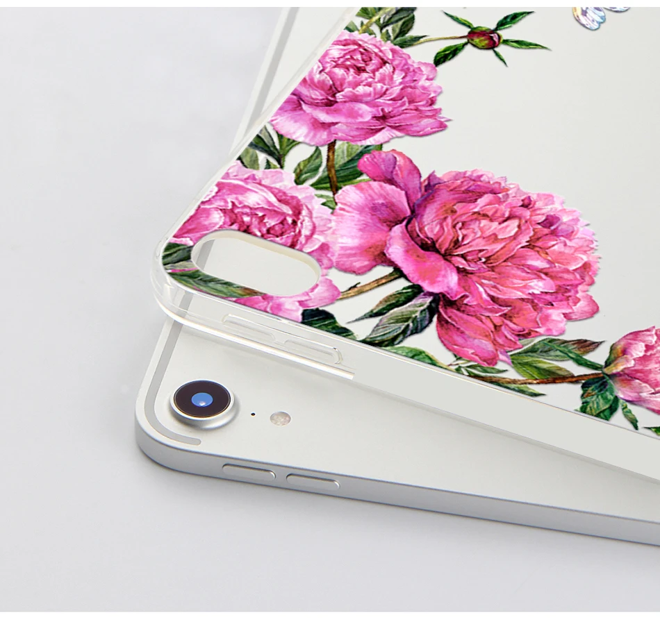 MTT Мягкий ТПУ чехол для iPad Pro 12,9 дюйма выпуск A1876 A2014 A1895 A003 цветочный принт задняя крышка защитный чехол для планшета