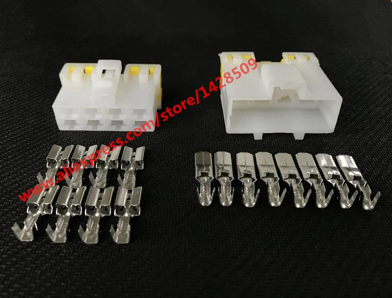

8 Pin/Way автомобильный разъем, 5 комплектов, Электрический жгут проводов, гнездовой штекер с клеммами/контактами
