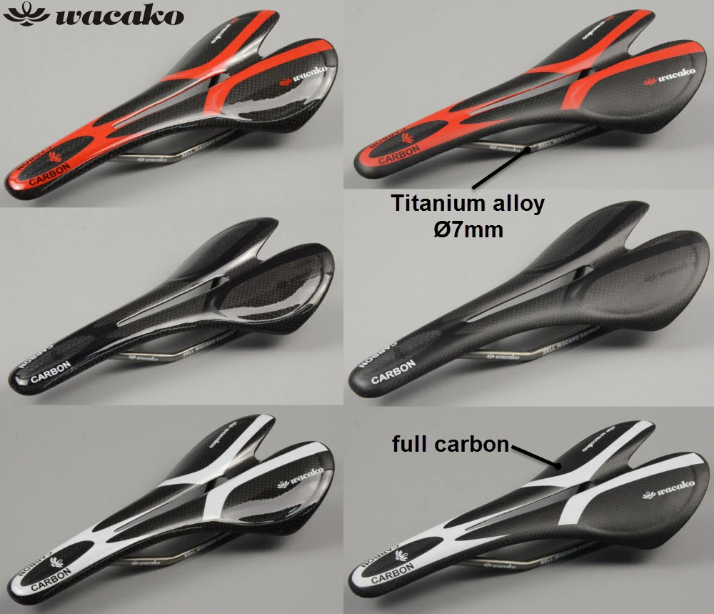 Wacako углеродное дорожное велосипедное седло титановый лук дорога/MTB горный