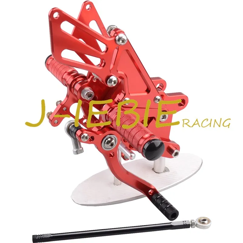 CNC Racing Rearset Регулируемые задние комплекты подножки подходят для Kawasaki NINJA ZX10R 2006 2007