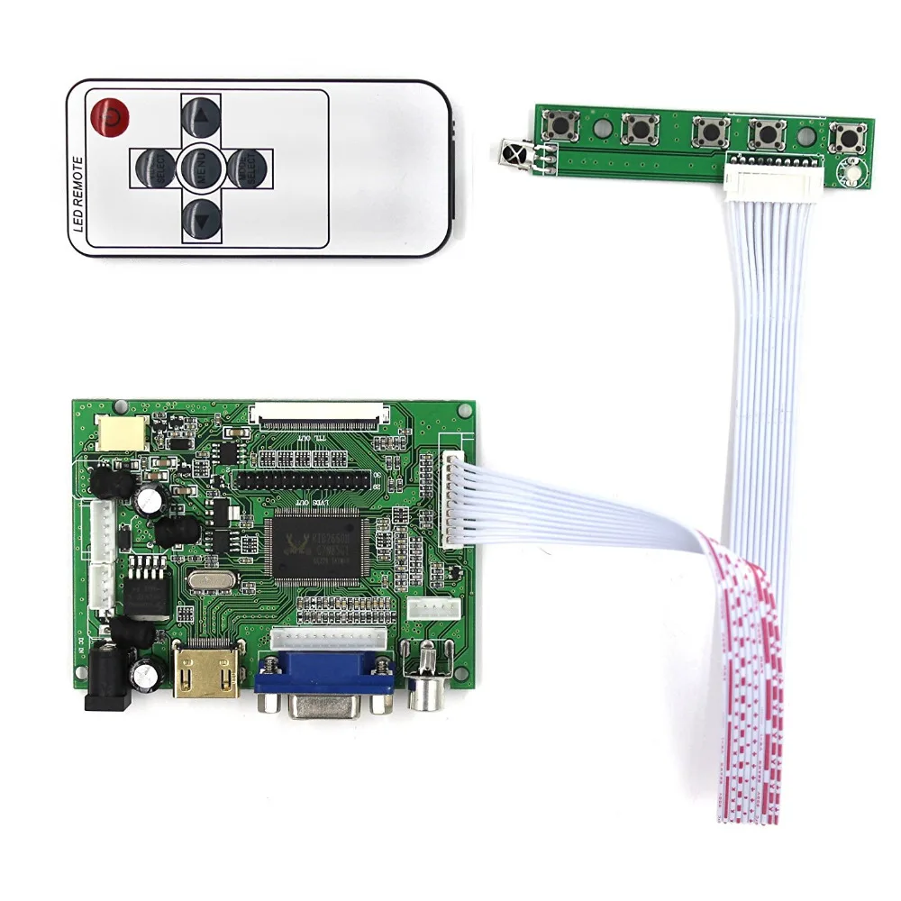 Плата драйвера цифрового ЖК экрана 9 дюймов HDMI/VGA с сенсорным экраном для