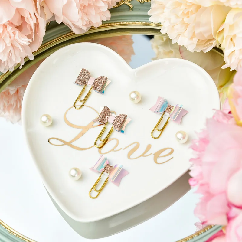 8/4 шт. милые зажимы книжки с бантом|Скребки| |