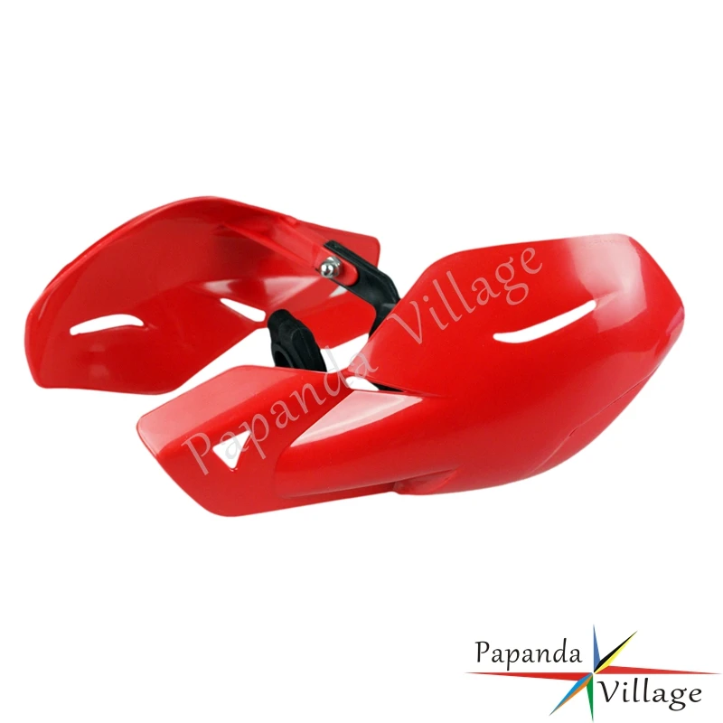 

Papanda Plastic Red Motorbike Handguards Protector ATV MX Motocross with Mounting Kit for Honda XR CRF 250 450
