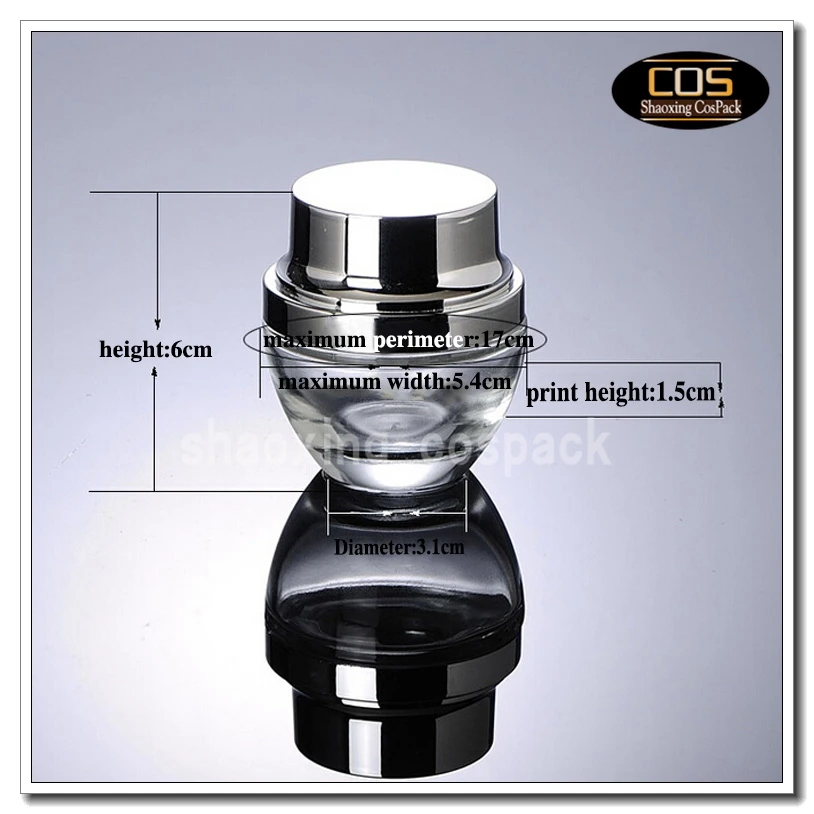 100 шт. JGX40-30ml пустые стеклянные прозрачные бутылки для украшений ручной работы 1oz