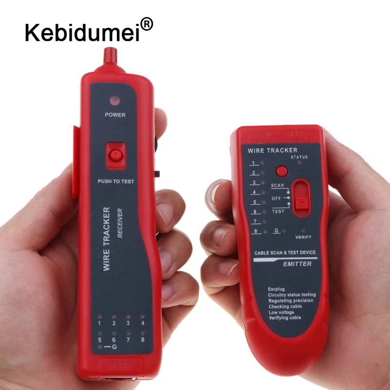 Cat5 Cat6 RJ11 RJ45 телефонный провод трекер тонер Ethernet LAN Сетевой кабель тестер детектор линия Finder