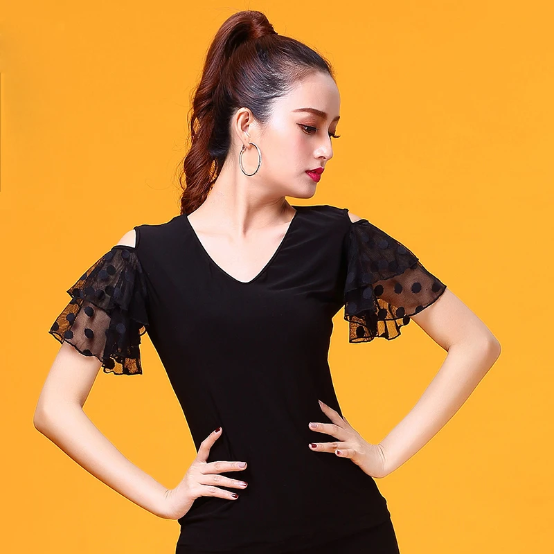 Красивые женские топы для латинских танцев взрослых американских высокое