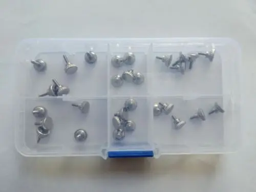 30 шт. M2 винты с накатанной головкой выше ручные Скручивающиеся фиксирующие