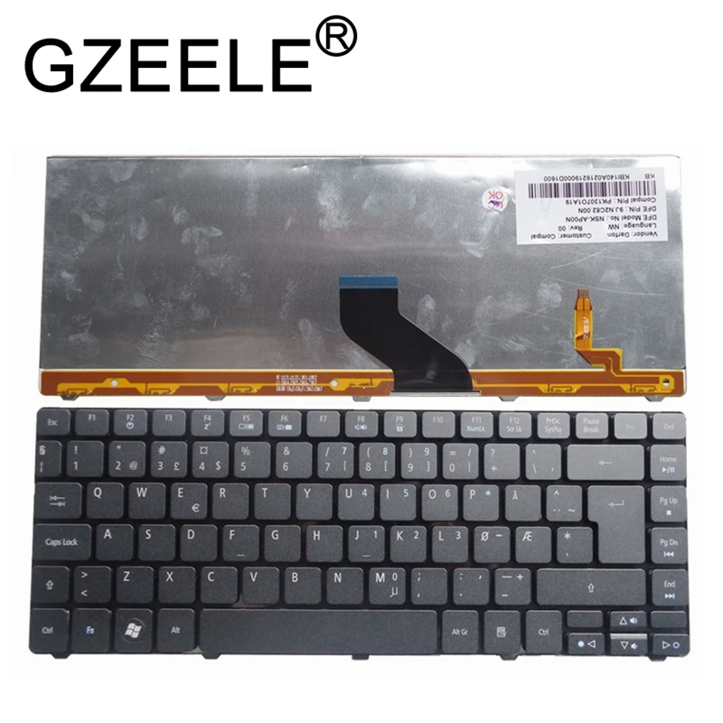 QH новая Норвегия NW клавиатура с подсветкой для Acer Aspire 4736G 4738ZG 4746 4739Z 3820TG 4750G 4743G 5942G