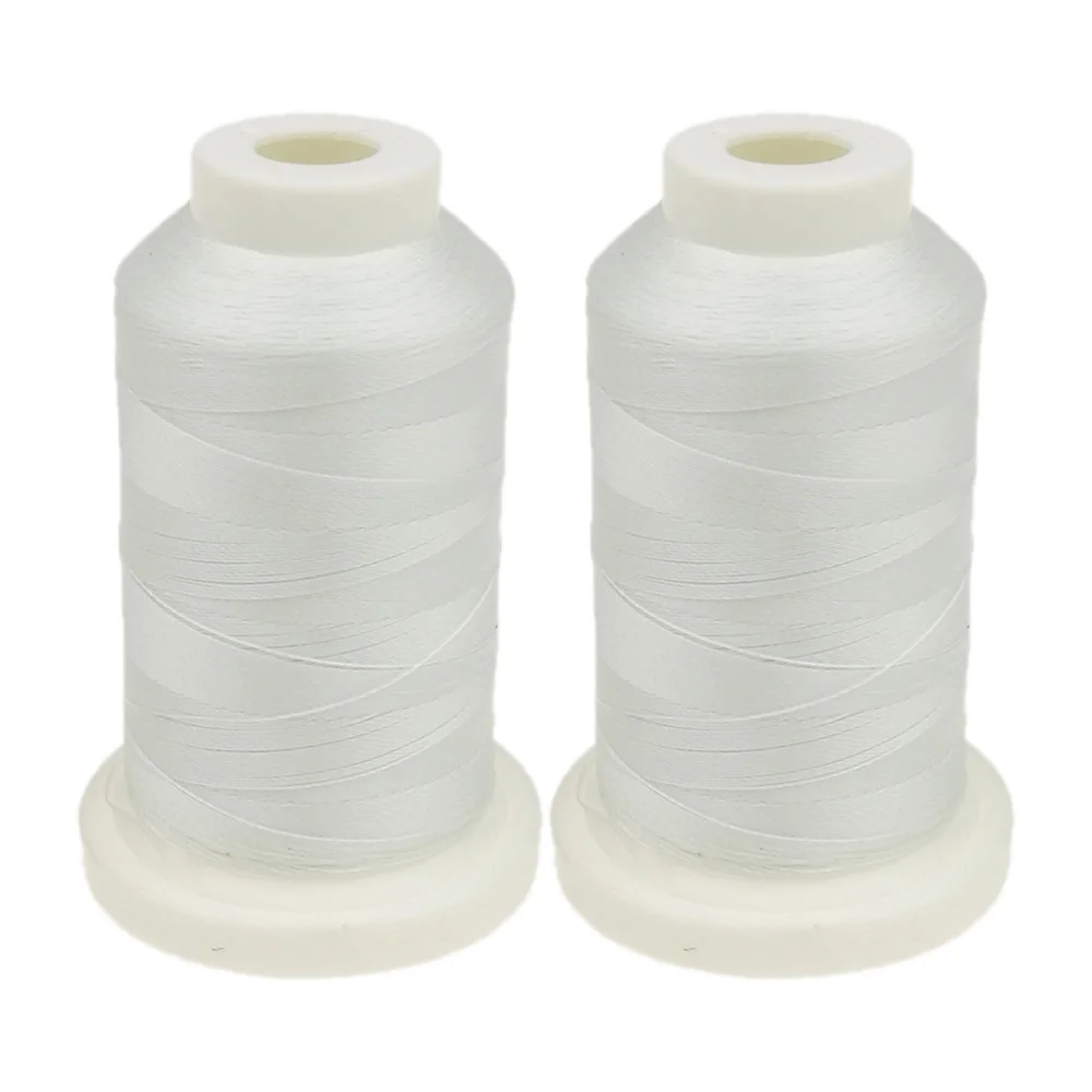 2pcs GE02 Sanbest светящаяся нить для вышивки светится в темноте 800 метров 150D/2 полиэфирная нить для вышивки крестом ручной работы TH00057 - Цвет: 2pcs GE02