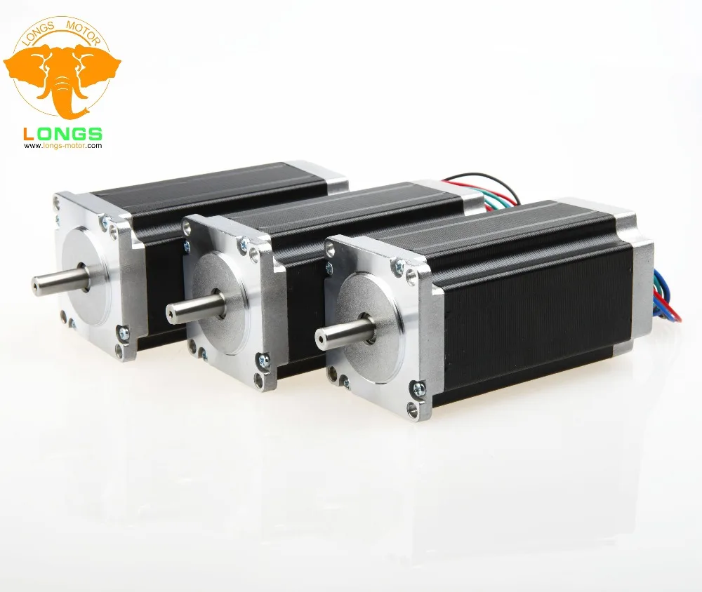 [3-7days ship]EU free ship 3PCS Nema23 Stepper Motor 435oz-in 112mm 4.2A XYZ Axis CNC kits 3D printer