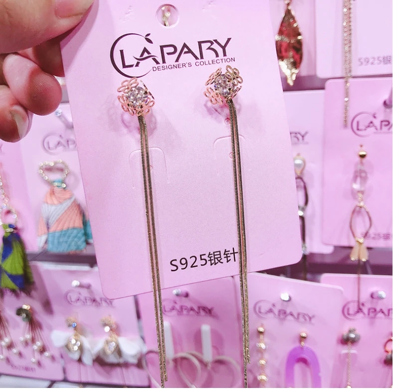 2019 модные милые серьги в японском и корейском стиле для девушек простые висячие с