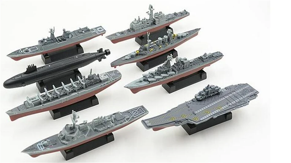 8 шт./лот, 1/1600 масштаб, 4D модель, Сборная модель корабля, военный корабль, авианосец, USS Liaoning, военная Сборная модель для мальчика