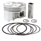 Поршневые кольца STD + 25 + 50 56 мм 56,25 мм 56,5 мм 56,75 мм 57 мм для мотоцикла Yamaha FZ400 Fazer 1997 FZR400 SP 1989-1994