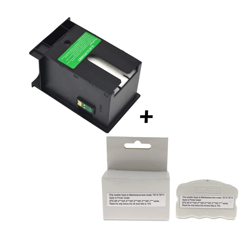 Совместимый отработанного контейнер для чернил ресеттер Resetter Epson T6711 T6710