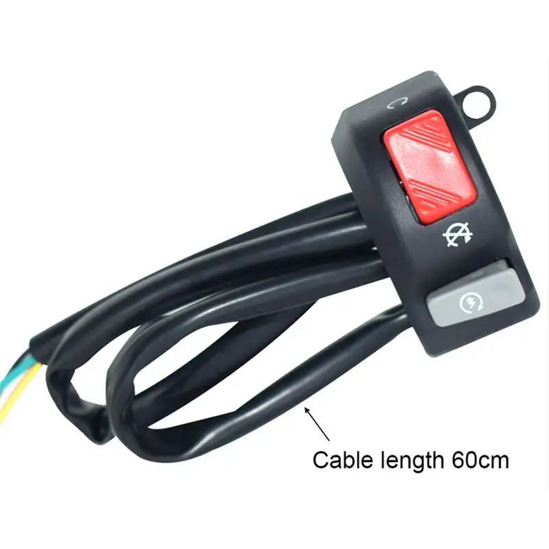 12 В переключатель противотуманной фары на руль мотоцикла квадроцикла скутера 7/8 |