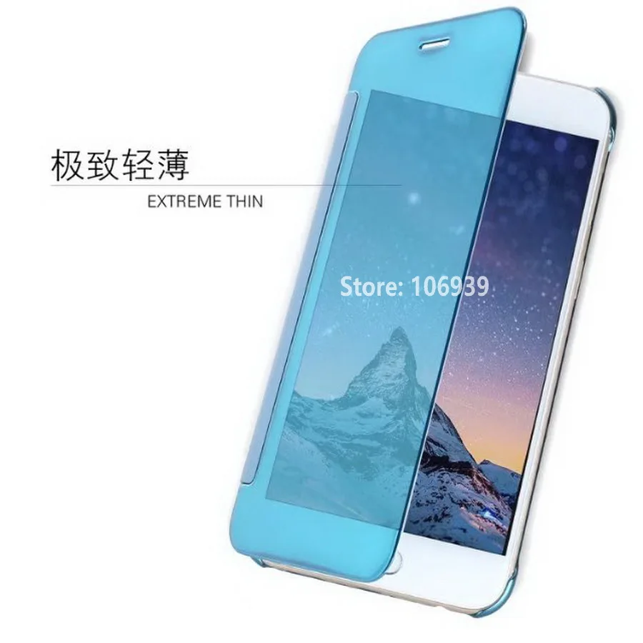 Модные Best Роскошные Покрытие Гальваническое Clear View Жесткий PC флип Filp зеркало