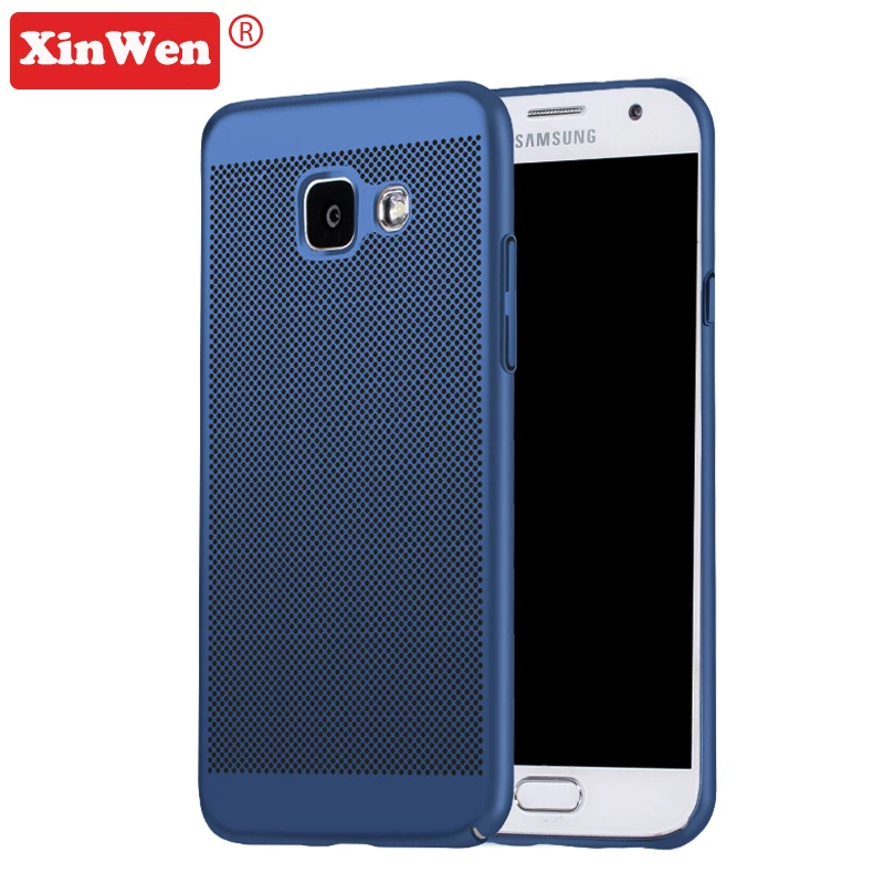 XinWen luxury 3D hard plastic radiating phone back coque cover case for samsung galaxy a710 a 7 2016 Thin Unique Thermal Design |