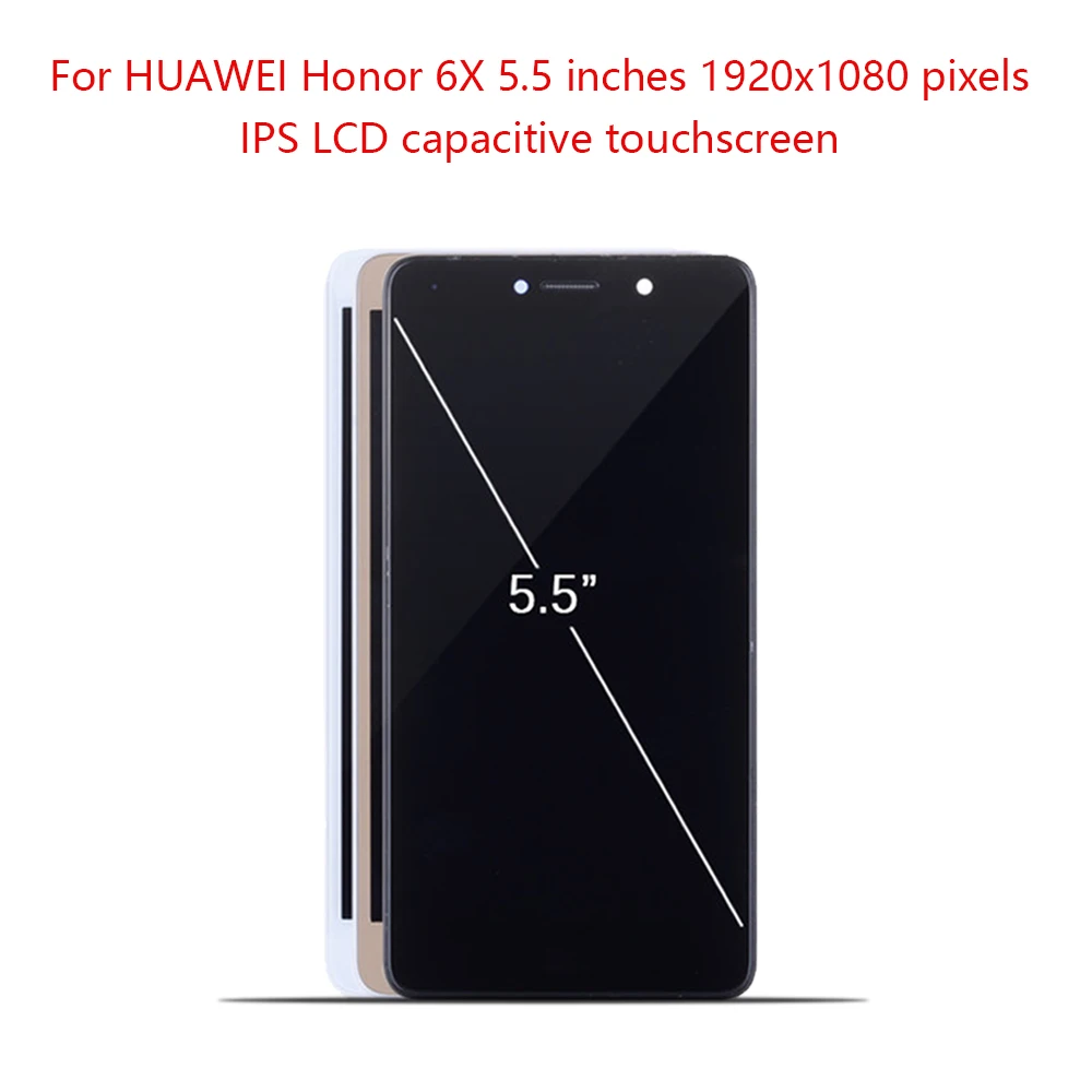 5 &quotSinbeda для HUAWEI Honor 6X ЖК дисплей с сенсорным экраном и рамкой GR5 2017 Honor6x LCD