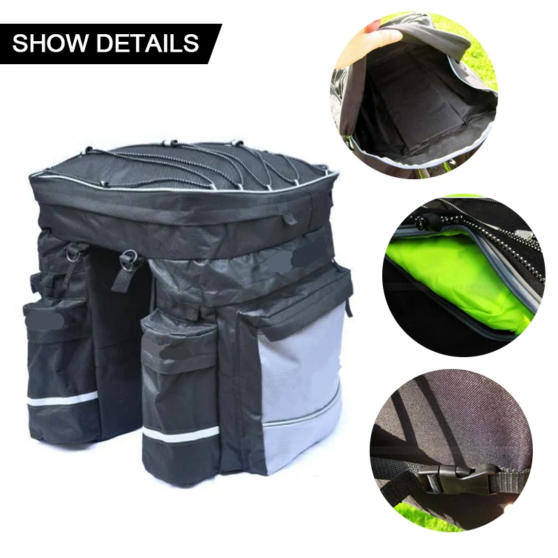 68L задняя стойка для велосипеда сумка заднего сиденья водонепроницаемая горного