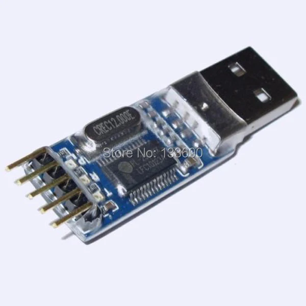 1 шт./лот PL2303 USB в RS232 ttl конвертер адаптер модуль с пылезащитной крышкой PL2303HX