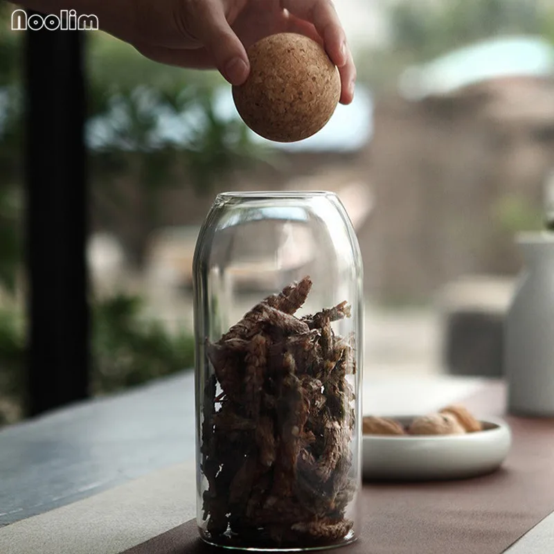 NOOLIM Креативные кухонные бутылки для хранения продуктов оптом банки с крышкой