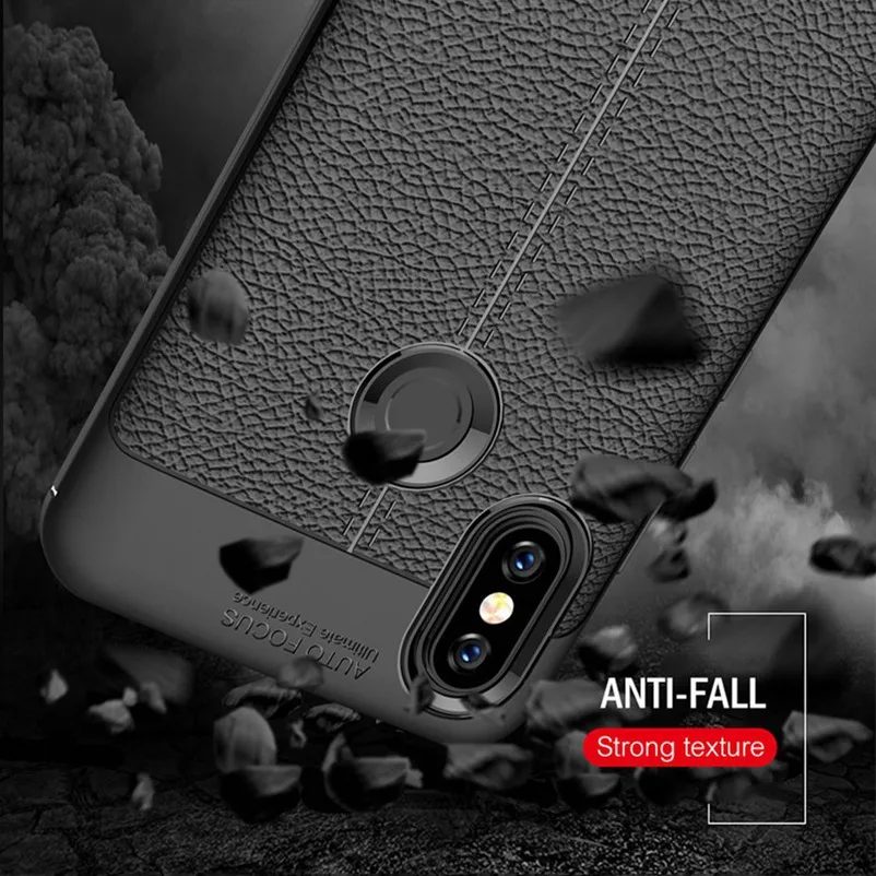 Xiomi Case For Xiaomi Mi A2 6X Litchi Leather Luxury Cover Redmi Note 5 Plus 5A 6 6A Pro 4A 4X 8 SE A1 Coque |