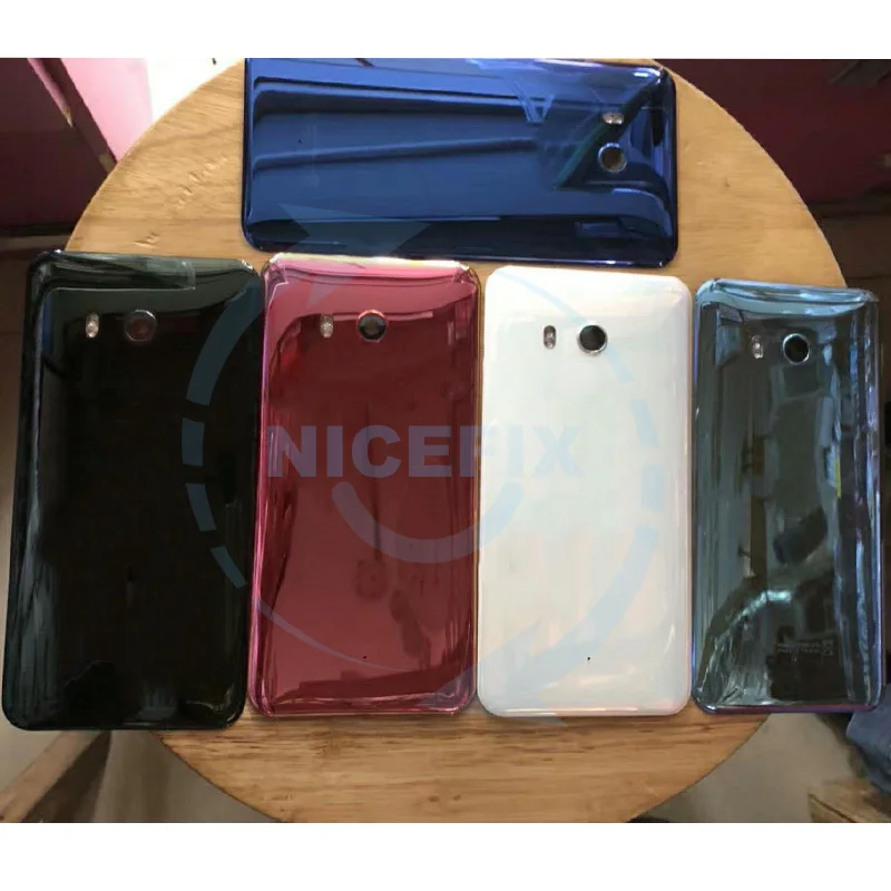 5 &quotдля HTC U11 крышка батареи с объективом камеры стеклянная дверь задняя чехол для