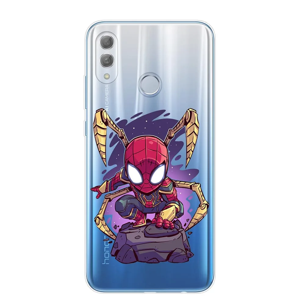 T6609 Роскошный чехол для телефона с героями Marvel и Мстителями, чехол для huawei Honor 9 10 20 Lite Pro 10i 8X 8C 6X 7X, мягкий ТПУ чехол-накладка s Etui - Цвет: T6609